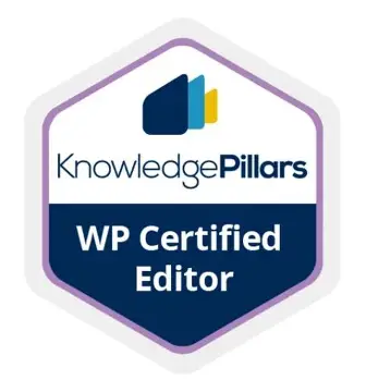 Bon d'examen  WordPress de Knowledge Pillars 