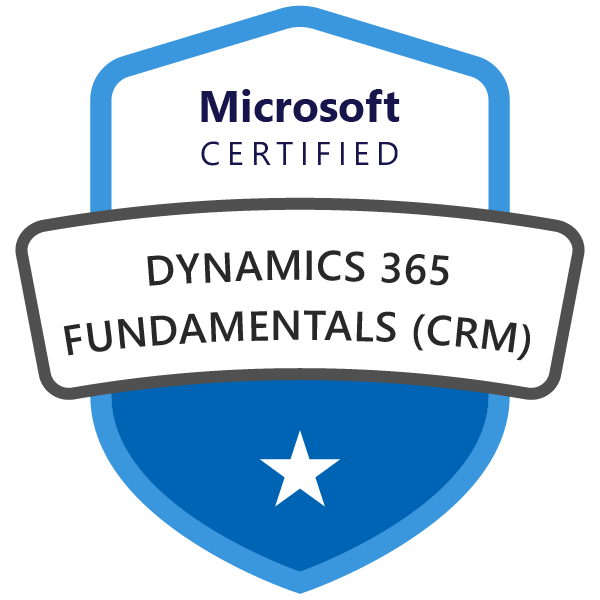 MB-910: Microsoft Dynamics 365 Fundamentals (CRM)