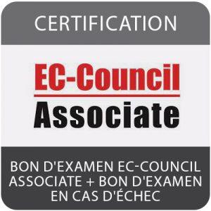 EC-COUNCIL – 1 Bon d’Examen EC-Council  Associate + 1 Bon d’examen en cas d’échec